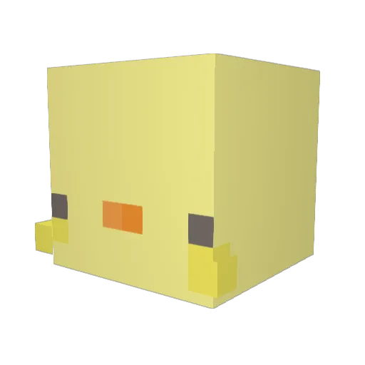 fine_bruzz Minecraft avatar head, 3D render