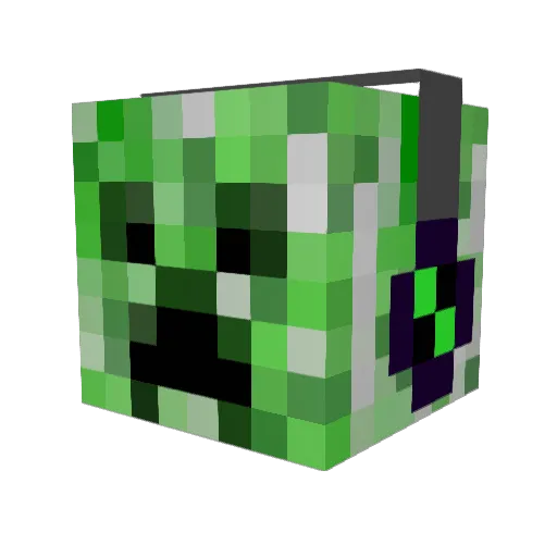 finepixma Minecraft avatar head, 3D render