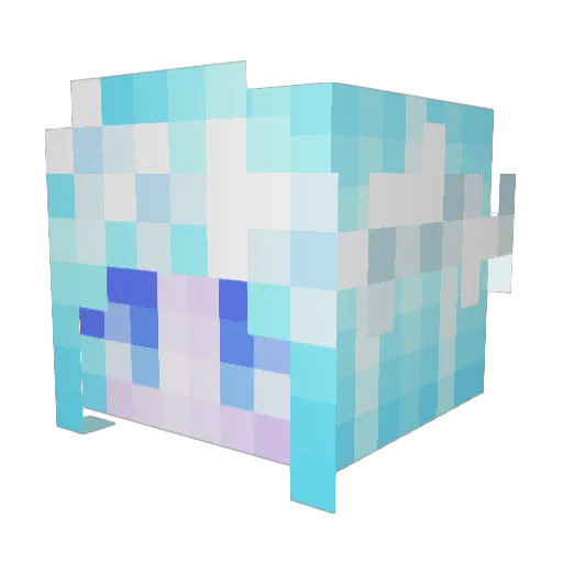 finesound Minecraft avatar head, 3D render