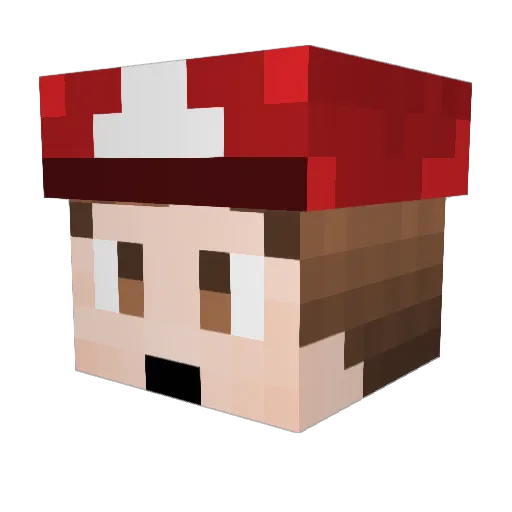 finessedthc Minecraft avatar head, 3D render