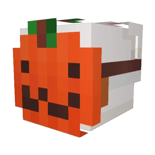 finewhatever Minecraft avatar head, 3D render