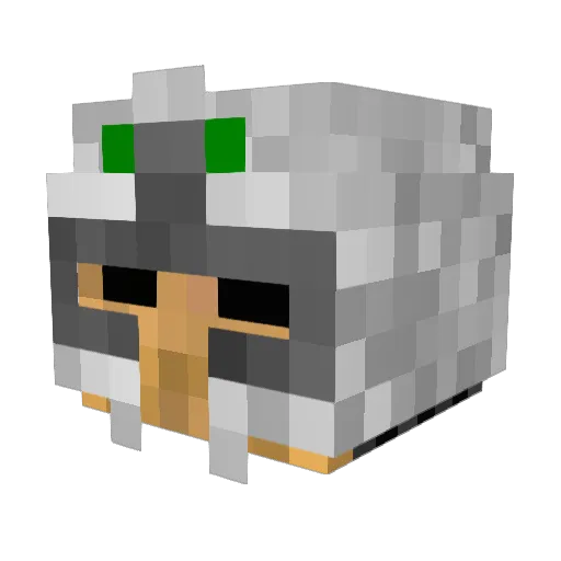 fingerboard11 Minecraft avatar head, 3D render