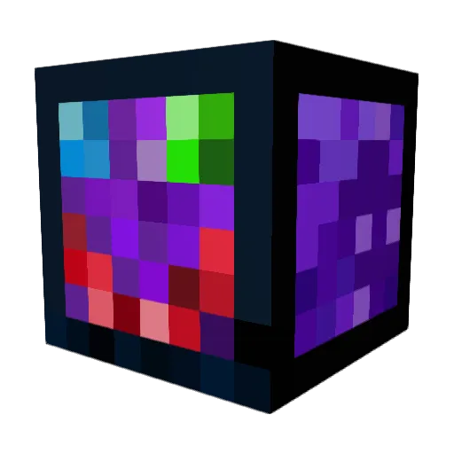 fingiee Minecraft avatar head, 3D render
