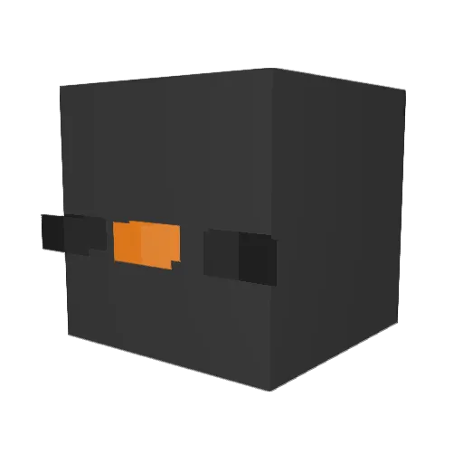 fininthebin3261 Minecraft avatar head, 3D render
