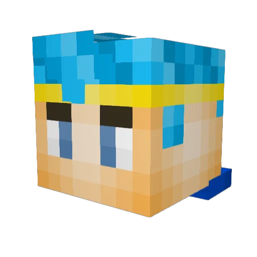 finley49908 Minecraft avatar head, 3D render