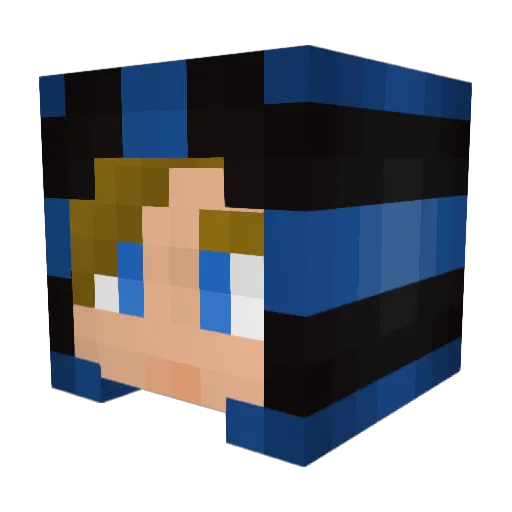 finn1898 Minecraft avatar head, 3D render