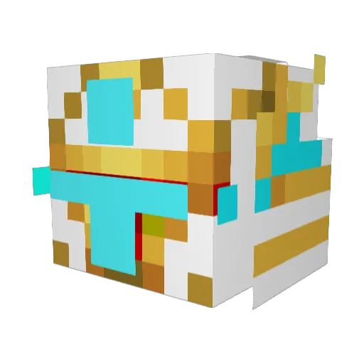finnAWR Minecraft avatar head, 3D render