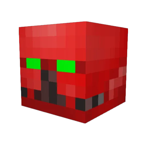 finnM11 Minecraft avatar head, 3D render