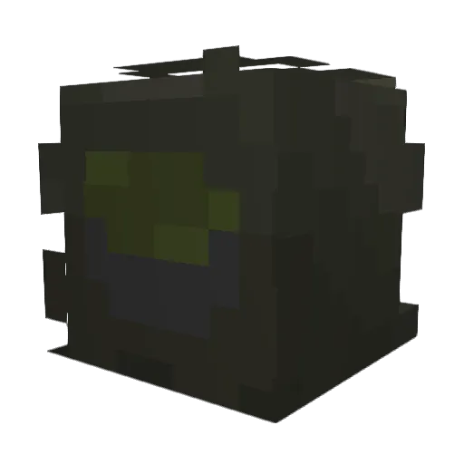 finn_bb8 Minecraft avatar head, 3D render