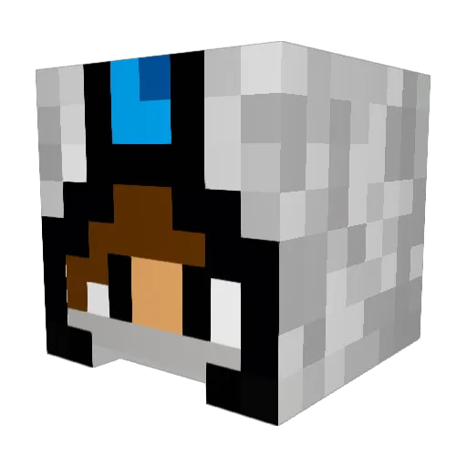 finn_bootje Minecraft avatar head, 3D render