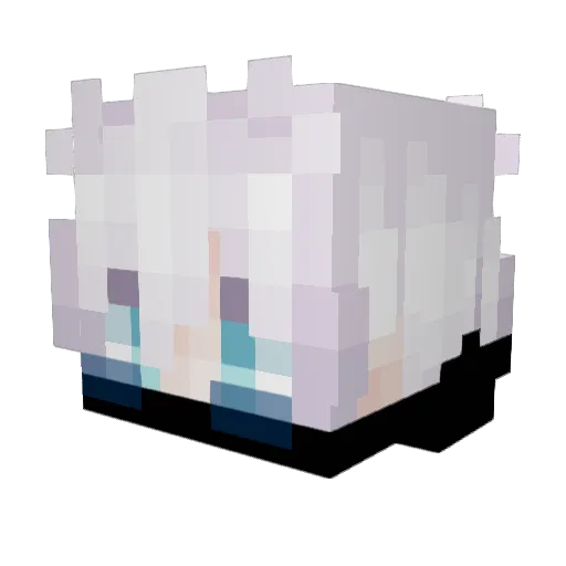 finndontcare Minecraft avatar head, 3D render