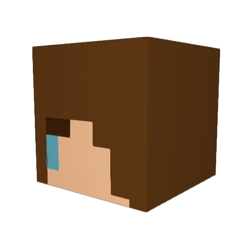 finnegan01 Minecraft avatar head, 3D render