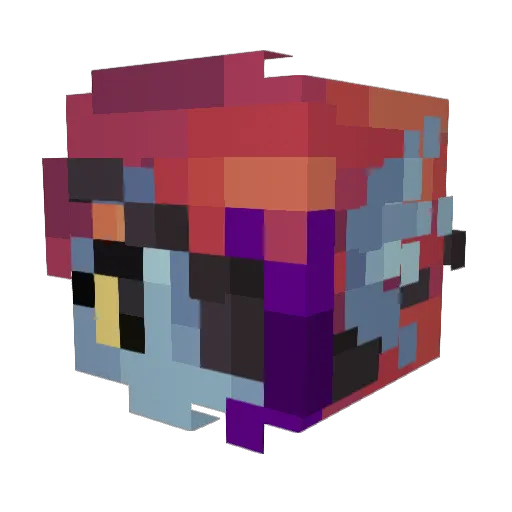 finnethew Minecraft avatar head, 3D render