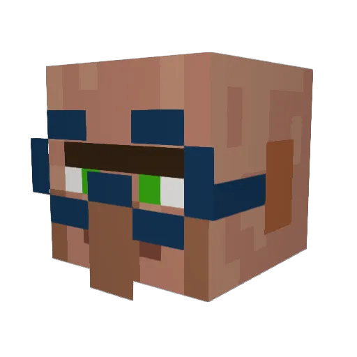 finniboy_W Minecraft avatar head, 3D render