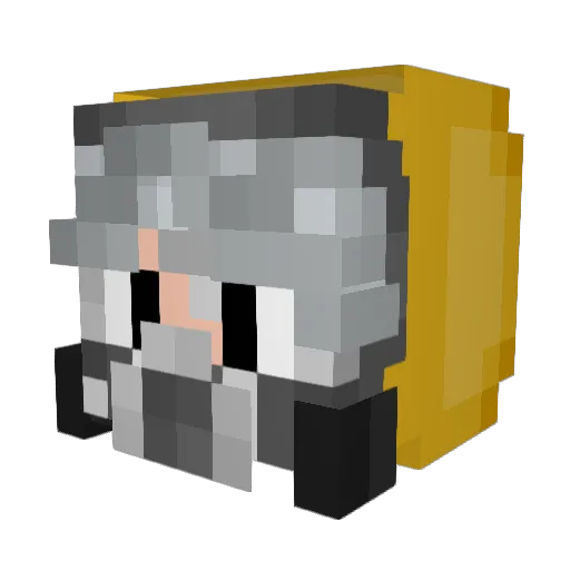 finnigel Minecraft avatar head, 3D render