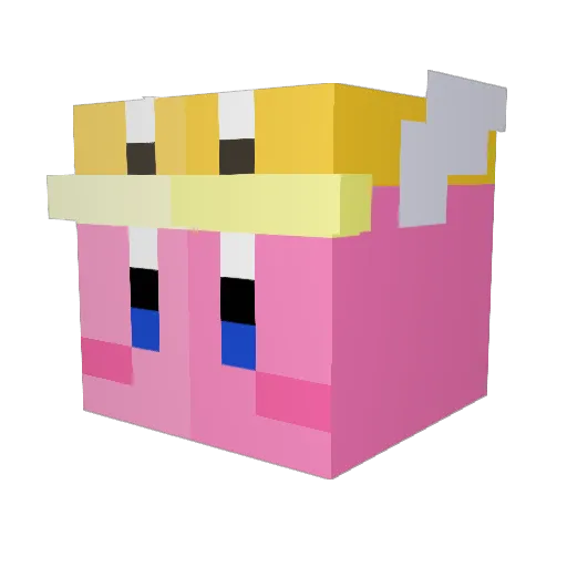 finnleywashere Minecraft avatar head, 3D render