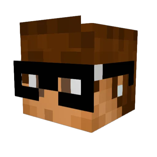 finnwi123 Minecraft avatar head, 3D render