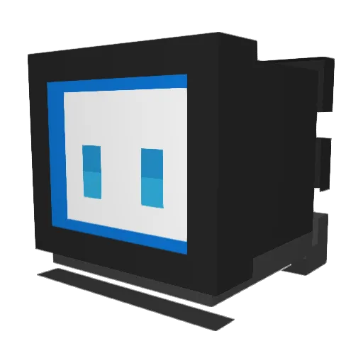 finolly Minecraft avatar head, 3D render