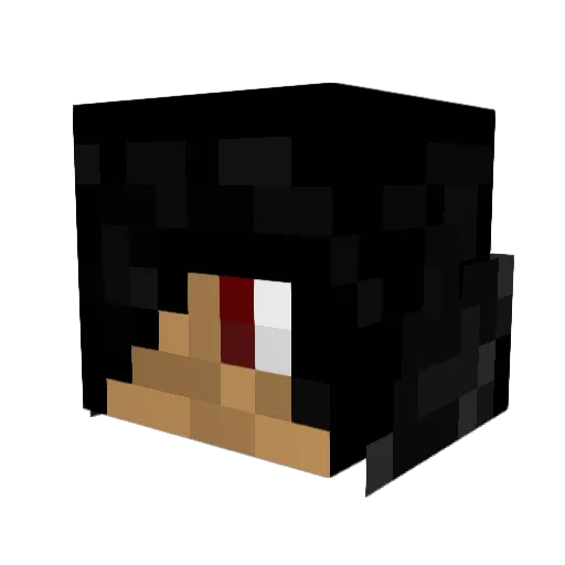 finstrike Minecraft avatar head, 3D render