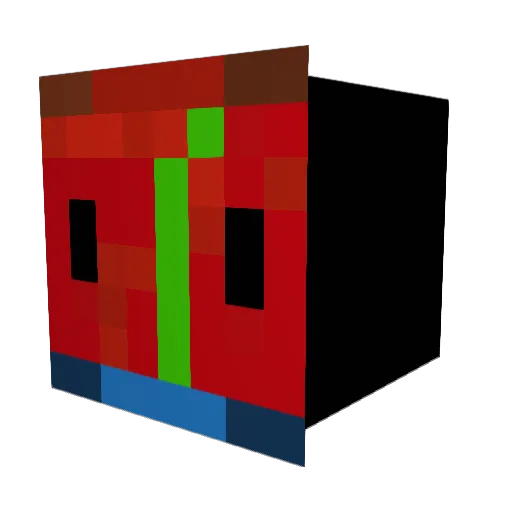 finus11 Minecraft avatar head, 3D render