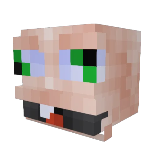 finy96 Minecraft avatar head, 3D render