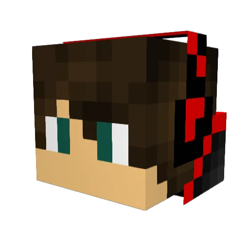 finytyx Minecraft avatar head, 3D render