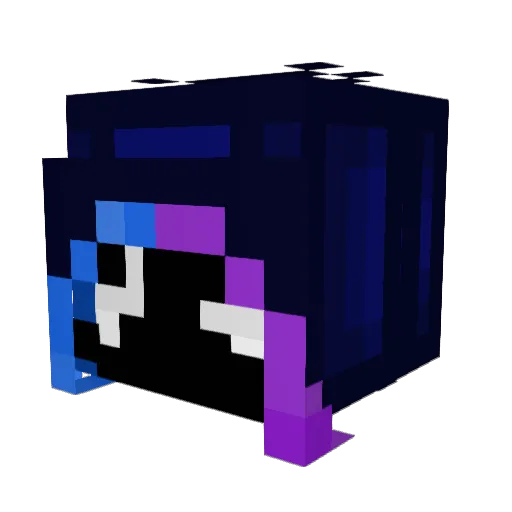 fircel Minecraft avatar head, 3D render