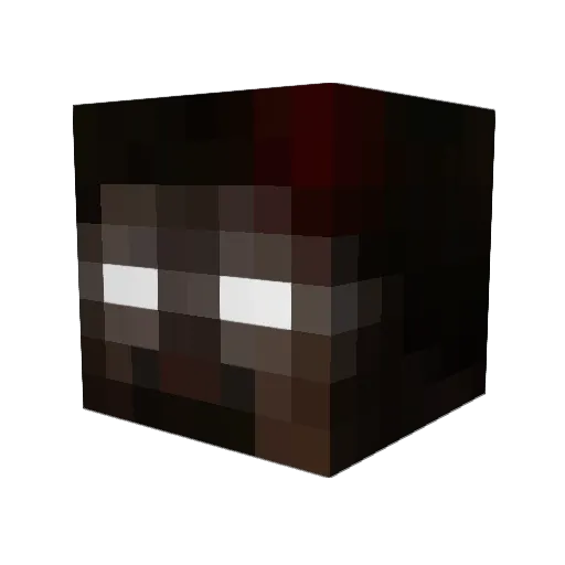 fire000ice Minecraft avatar head, 3D render