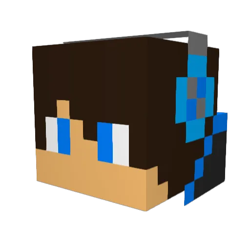 fire2trik3 Minecraft avatar head, 3D render