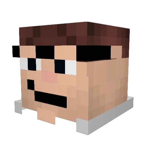 fire_fly27 Minecraft avatar head, 3D render