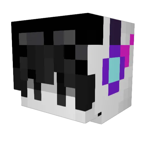 fire_flyyy Minecraft avatar head, 3D render