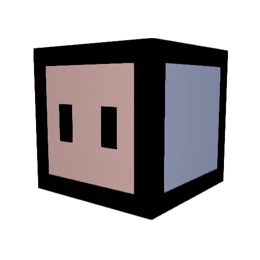 fire_frito Minecraft avatar head, 3D render