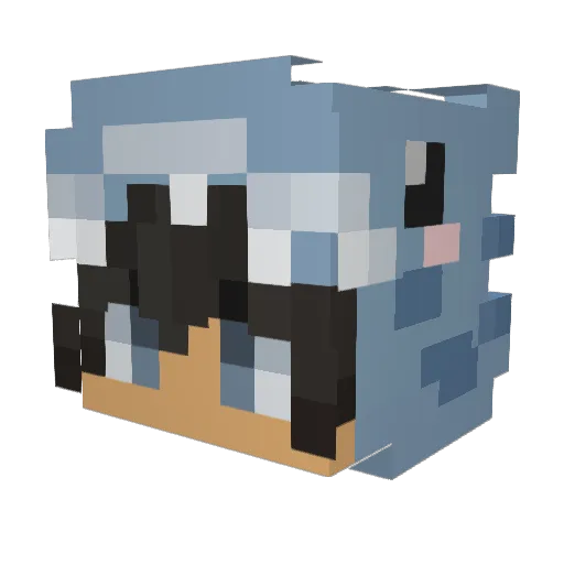 fire_knight63 Minecraft avatar head, 3D render