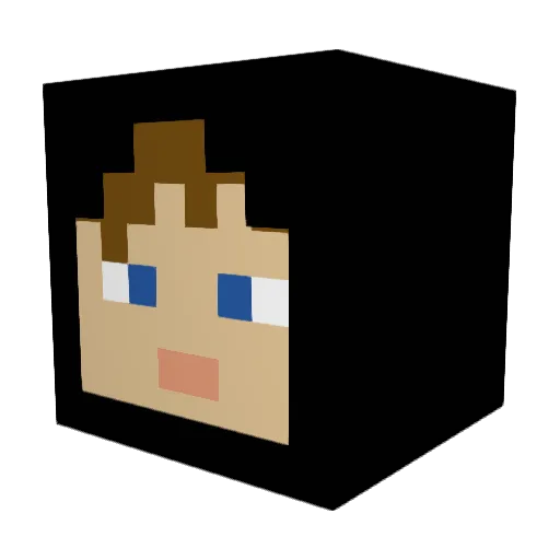 fireball4life3 Minecraft avatar head, 3D render