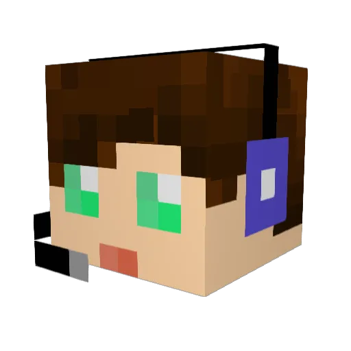 firebird198 Minecraft avatar head, 3D render
