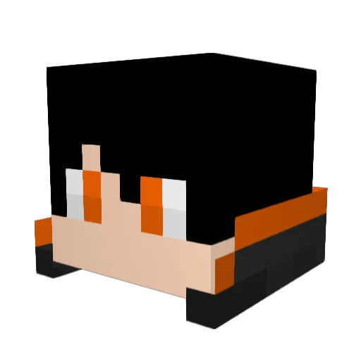 fireblade567123 Minecraft avatar head, 3D render
