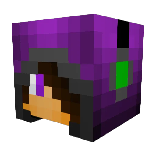 fireblade8910 Minecraft avatar head, 3D render