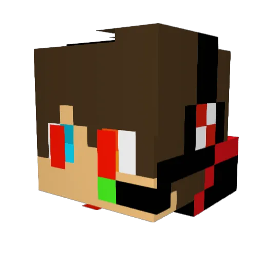 fireboi993 Minecraft avatar head, 3D render