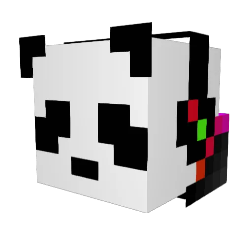 firebolt3 Minecraft avatar head, 3D render