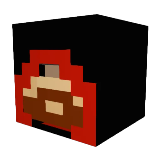 firedragon24681 Minecraft avatar head, 3D render