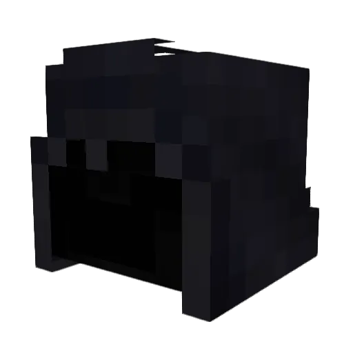 firedragonzy Minecraft avatar head, 3D render