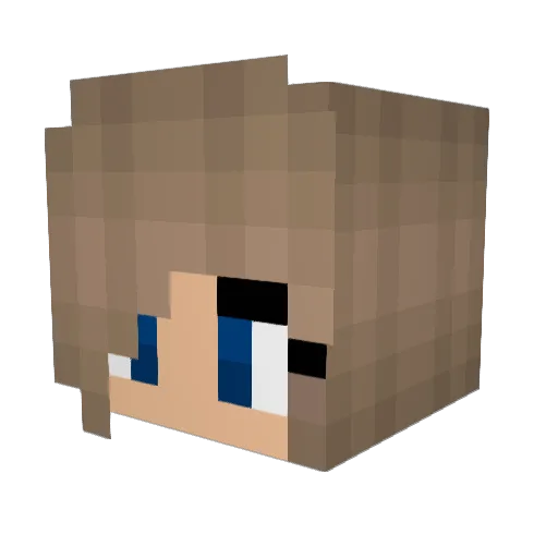 firedrake49 Minecraft avatar head, 3D render