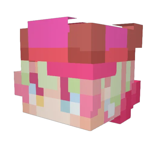 fireeater4148 Minecraft avatar head, 3D render