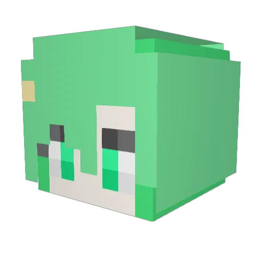fireeeee0099 Minecraft avatar head, 3D render