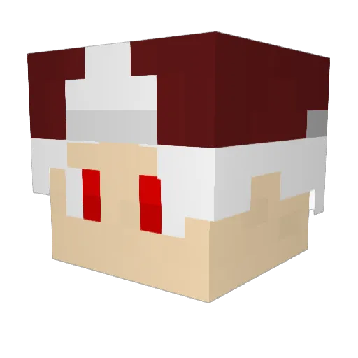 firefly1838 Minecraft avatar head, 3D render