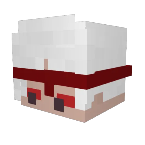firefox8736 Minecraft avatar head, 3D render