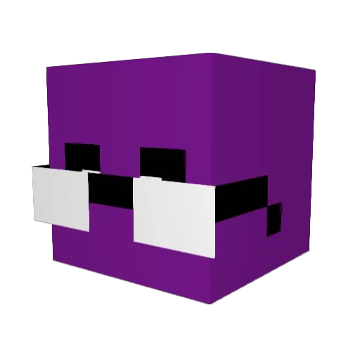firegolem5 Minecraft avatar head, 3D render