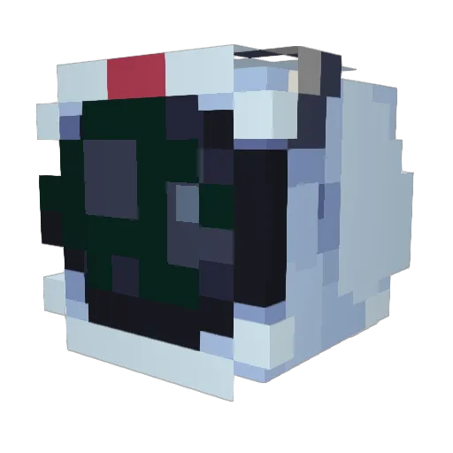 fireheart2040 Minecraft avatar head, 3D render
