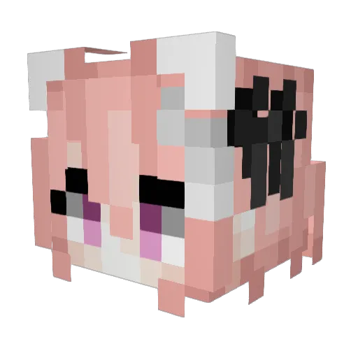 firehydrant00 Minecraft avatar head, 3D render