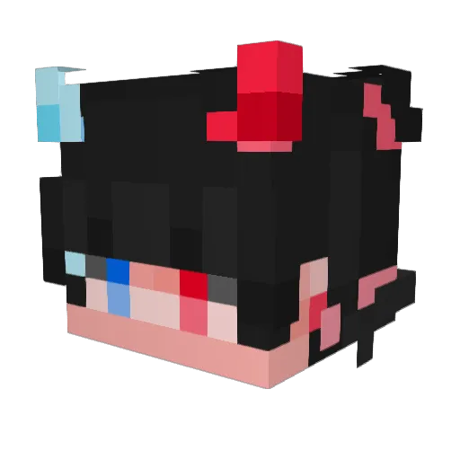 fireice9 Minecraft avatar head, 3D render